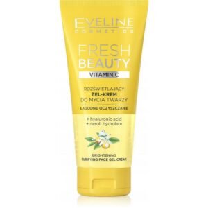 Eveline Cosmetics,Eveline FRESH BEAUTY BRIGHTENING GEL CREAM,Eveline FRESH BEAUTY ROZŚWIETLAJĄCY KREM ŻELOWY