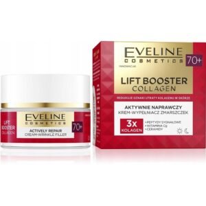 Eveline Cosmetics,EVELINE Lift Booster Collagen 70+ Actively restoring anti-wrinkle cream filler,EVELINE Lift Booster Collagen 70+ Aktywnie odbudowujący krem ​​wypełniający przeciwzmarszczkowy