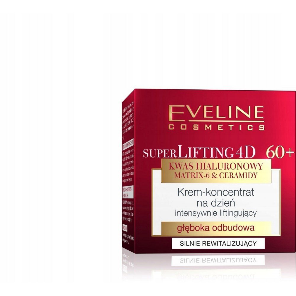 Eveline Cosmetics,EVELINE LIFTING 4D DAY CREAM 60+ 50ML,EVELINE LIFTINGUJĄCY KREM NA DZIEŃ 60+ 50ML