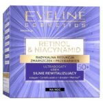 Eveline Cosmetics,EVELINE Retinol & Niacinamide NIGHT CREAM 50+,EVELINE Retinol & Niacynamid KREM NA NOC 50+