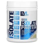 EVLution Nutrition, 100% Isolate Protein, Vanilla Ice Cream, 454 g (1 lb.),EVLution Nutrition, 100% Isolate Protein, Vanilleeis, 454 g (1 lb.)