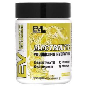 EVLution Nutrition, Electrolyte Volumizing Hydration, Lemonade, 3.91 oz (111 g),EVLution Nutrition, Electrolyte Volumizing Hydration, Limonade, 111 g (3,91 oz.)