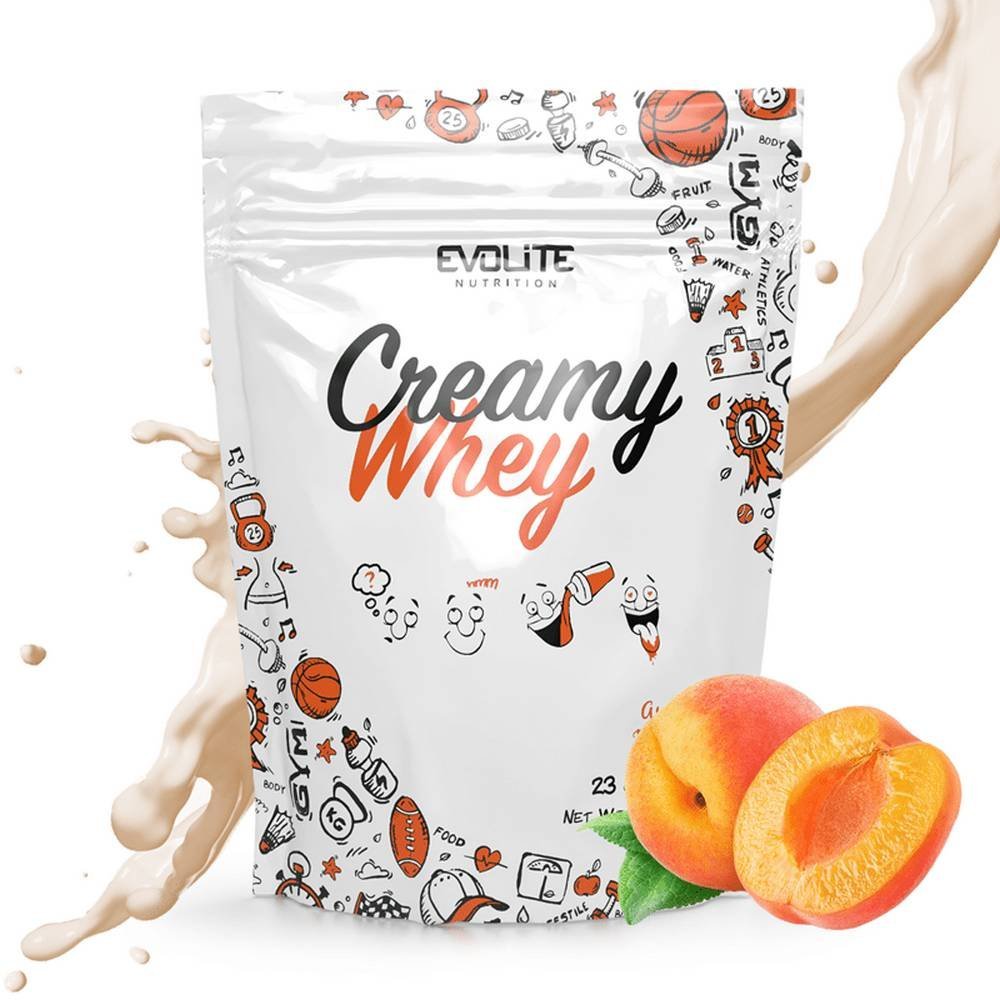 Evolite Nutrition protein supplement 700 g peach flavor