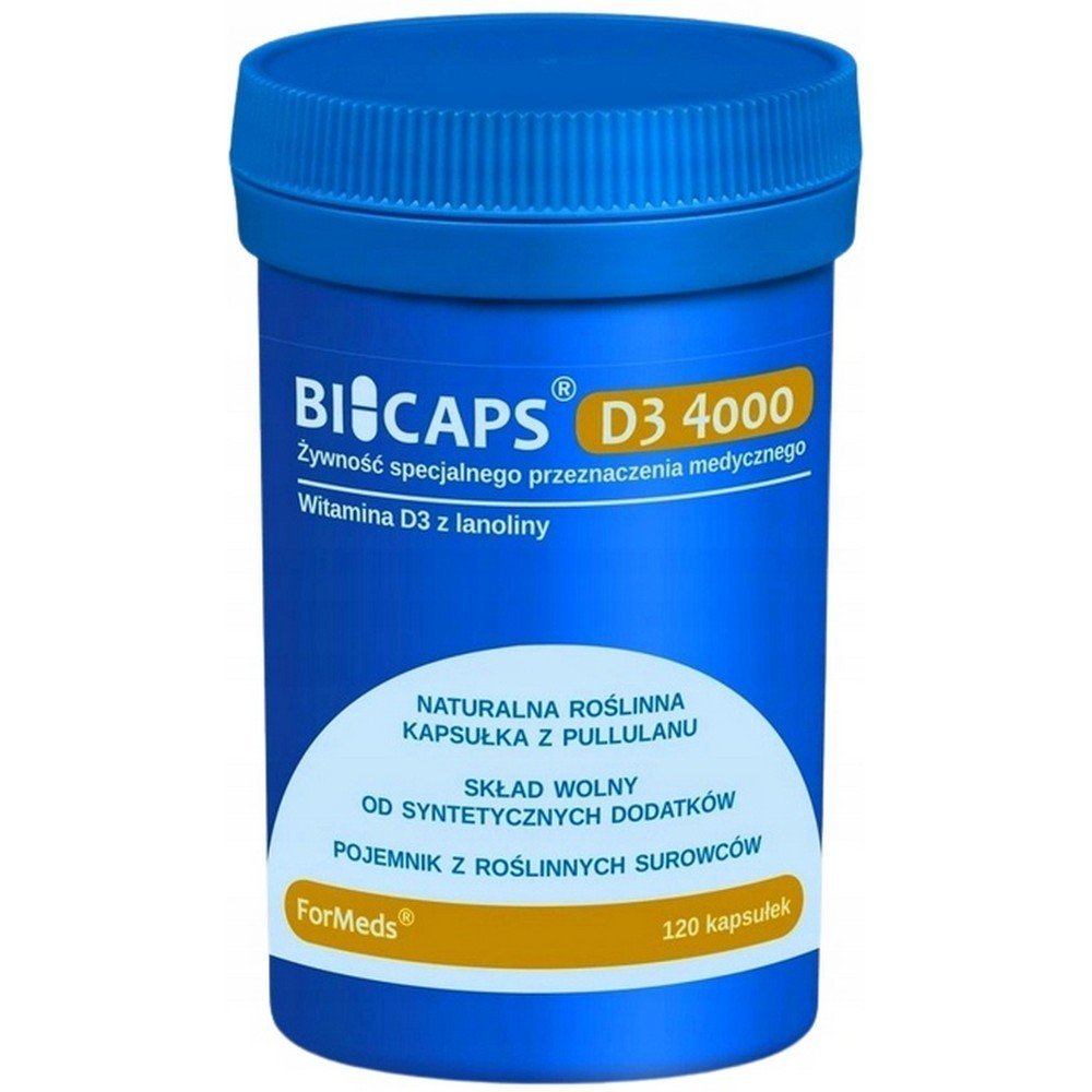 ForMeds,Biocaps Vitamin D3, dietary supplement 4000 120, ForMeds,Biocaps Witamina D3, suplement diety 4000 120