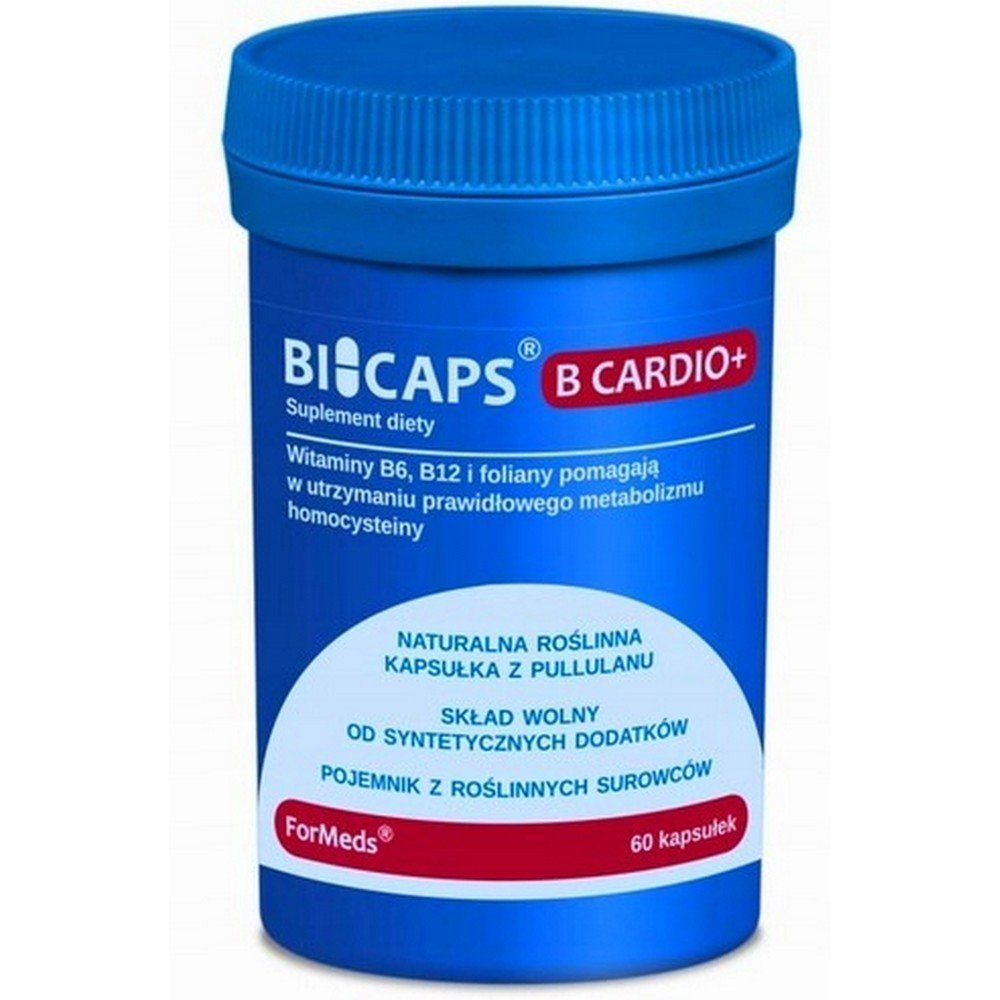 ForMeds,Dietary supplement BiCaps B Cardio+ vitamin B6 60 ml 60 pcs,Suplement diety BiCaps B Cardio+ witamina B6 60 ml 60 szt.