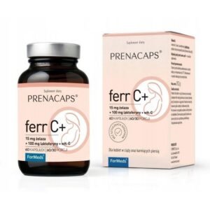 ForMeds,PRENACAPS FERR C PLUS lactoferrin iron,PRENACAPS FERR C PLUS laktoferyna żelazo