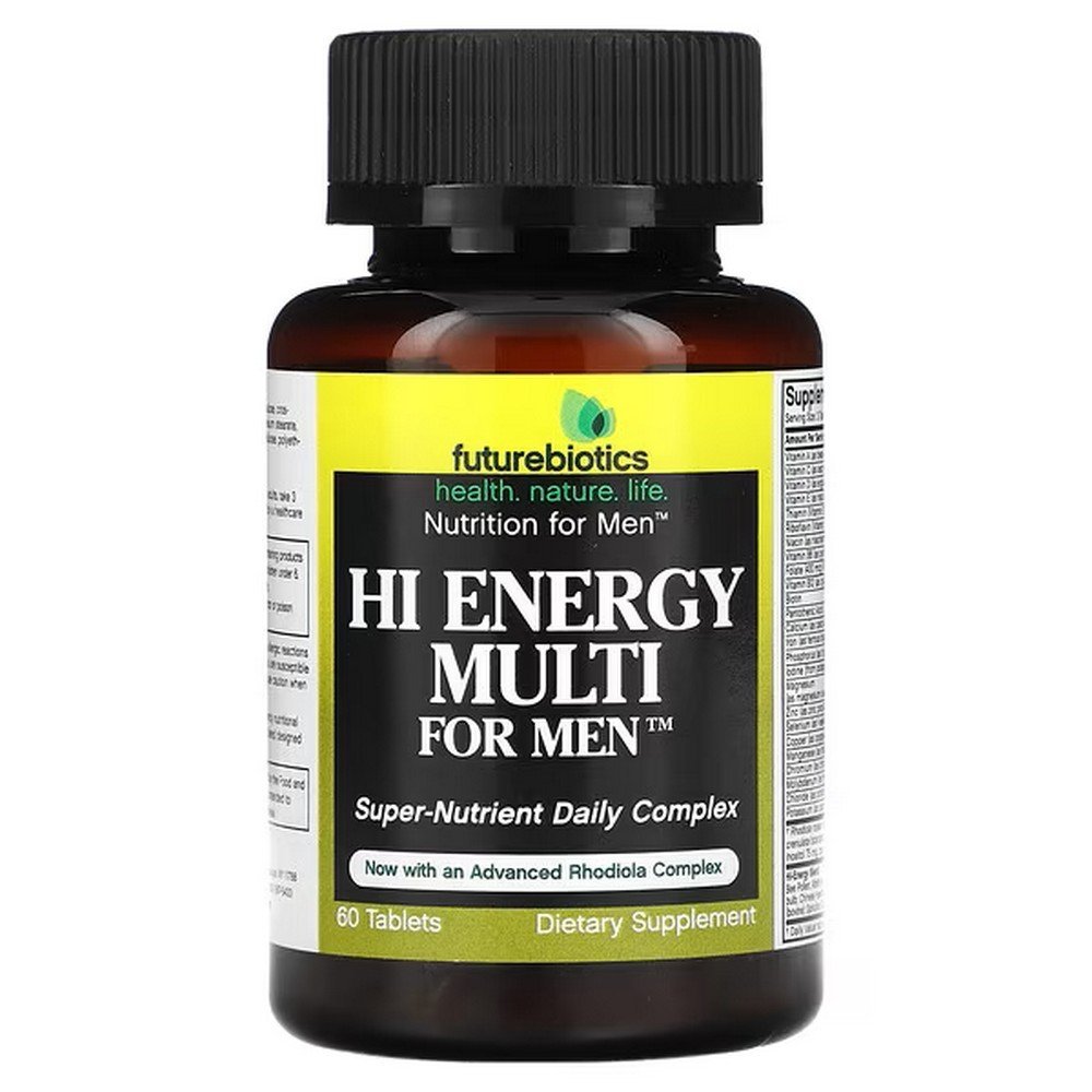 Futurebiotics, Hi Energy Multi, for men, 60 tablets,Futurebiotics, Hi Energy Multi, für Männer, 60 Tabletten