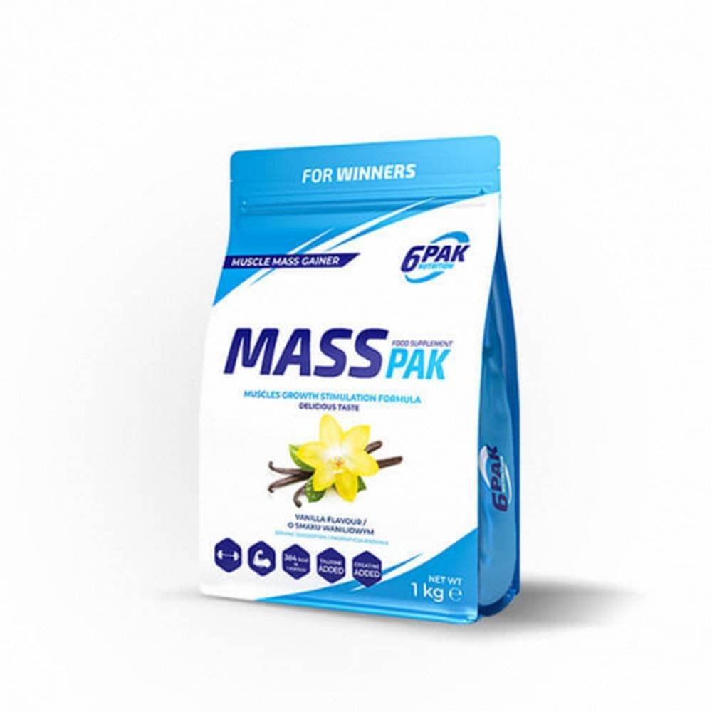 Gainer vanilla powder 6PAK Nutrition 1000 g