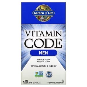 Garden of Life, Vitamin Code, Whole Food Multivitamin for Men, 240 Vegetable Capsules,Garden of Life, Vitamin Code, Vollwert-Multivitamin für Männer, 240 pflanzliche Kapseln