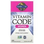 Garden of Life, Vitamin Code Women,   Whole Food Multivitamin, 240 Vegetable Capsules,Garden of Life, Vitamin Code Women, Vollwert-Multivitaminpräparat, 240 pflanzliche Kapseln