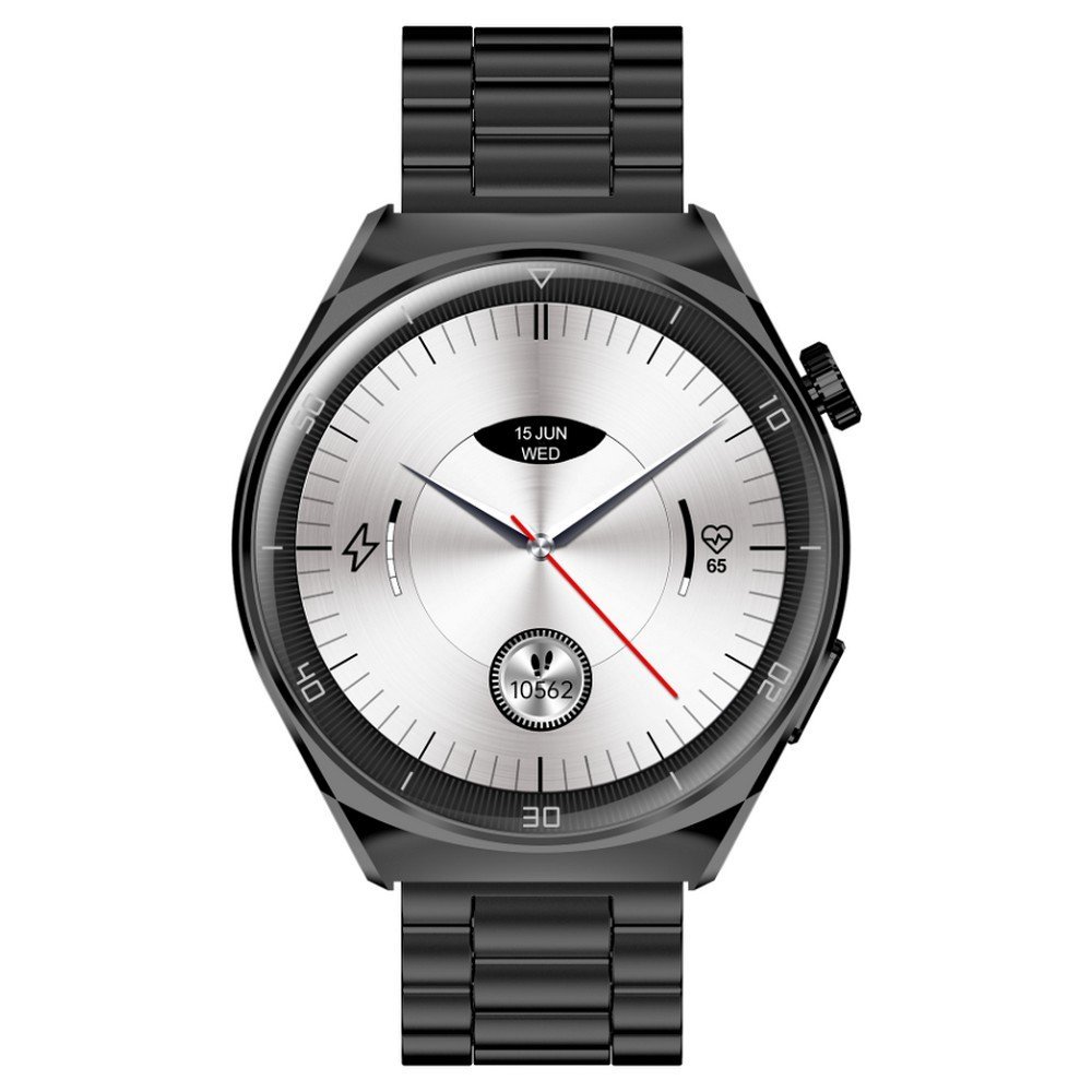 GARETT Smartwatch V12 Black steel Smart watch