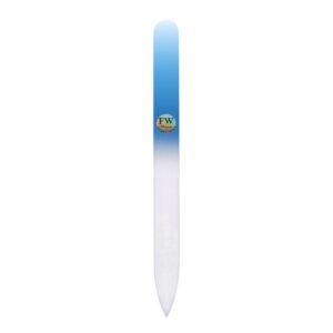 Fulgent World s.r.o.,GLASS NAIL FILE (BLUE/WHITE),SKLENĚNÝ PILNÍK NA NEHTY (MODRÝ/BÍLÝ)
