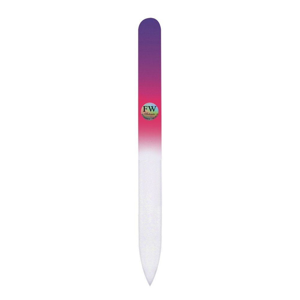Fulgent World s.r.o.,GLASS NAIL FILE (PINK/PURPLE),SKLENĚNÝ PILNÍK NA NEHTY (RŮŽOVÁ/FIALOVÁ)
