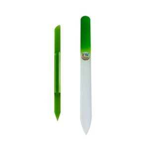 Fulgent World s.r.o.,GLASS NAIL FILE SET 2PCS – GLASS CUTICLE PUSHER AND CRYSTAL NAIL FILE FOR MANICURE IN A GIFT BOX (GREEN),SADA SKLENĚNÝCH PILNÍKŮ NA NEHTY 2 KS – SKLENĚNÝ ZADRŽOVAČ NEHTY A KŘIŠŤÁLOVÝ PILNÍK NA MANIKÚRU V DÁRKOVÉ KRABICI (ZELENÁ)