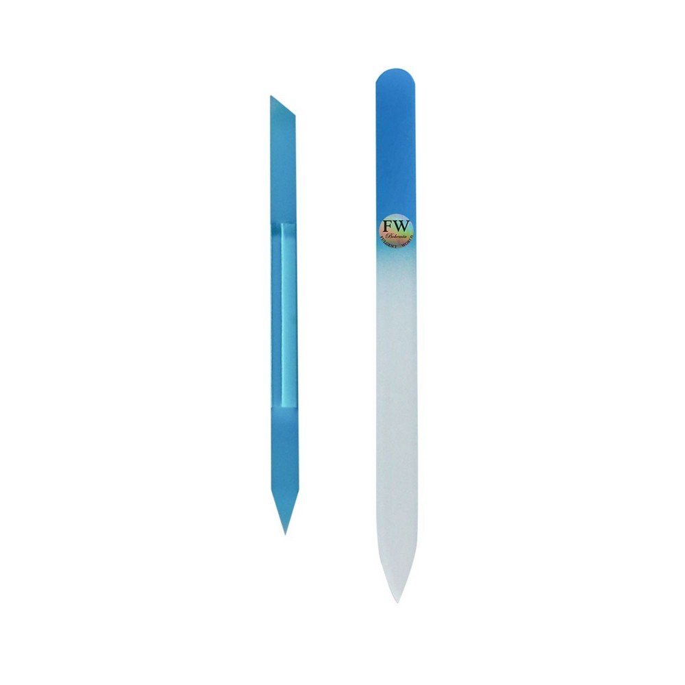 Fulgent World s.r.o.,GLASS NAIL FILE SET 2PCS – GLASS CUTICLE PUSHER AND CRYSTAL NAIL FILE FOR MANICURE IN A GIFT BOX (LIGHT BLUE),SADA SKLENĚNÝCH PILNÍKŮ 2KUS – SKLENĚNÝ TLAKOVAČ NEHTŮ A KŘIŠŤÁLOVÝ PILNÍK NA MANIKÚRU V DÁRKOVÉ KRABICI (SVĚTLE MODRÁ)