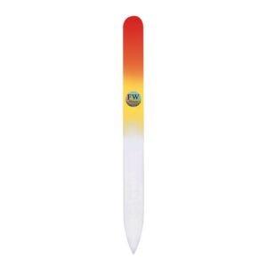 Fulgent World s.r.o.,GLASS NAIL FILE (YELLOW/RED),SKLENĚNÝ PILNÍK NA NEHTY (ŽLUTÝ/ČERVENÝ)