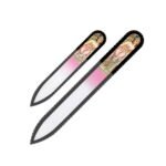Fulgent World s.r.o.,GLASS NAIL FILES 3D SERIES SET OF 2 – ALPHONSE MUCHA #3,SKLENĚNÉ PILNÍKY NA NEHTY 3D SÉRIE SADA 2 – ALPHONSE MUCHA #3