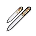 Fulgent World s.r.o.,GLASS NAIL FILES 3D SERIES SET OF 2 – ALPHONSE MUCHA #4,SKLENĚNÉ PILNÍKY NA NEHTY 3D SÉRIE SADA 2 – ALPHONSE MUCHA #4