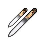 Fulgent World s.r.o.,GLASS NAIL FILES 3D SERIES SET OF 2 – ALPHONSE MUCHA #5,SKLENĚNÉ PILNÍKY NA NEHTY 3D SÉRIE SADA 2 – ALPHONSE MUCHA #5