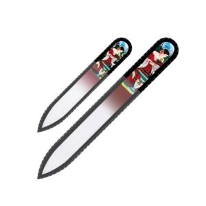 Fulgent World s.r.o.,GLASS NAIL FILES 3D SERIES SET OF 2 – ALPHONSE MUCHA #7,SKLENĚNÉ PILNÍKY NA NEHTY 3D SÉRIE SET 2 – ALPHONSE MUCHA #7