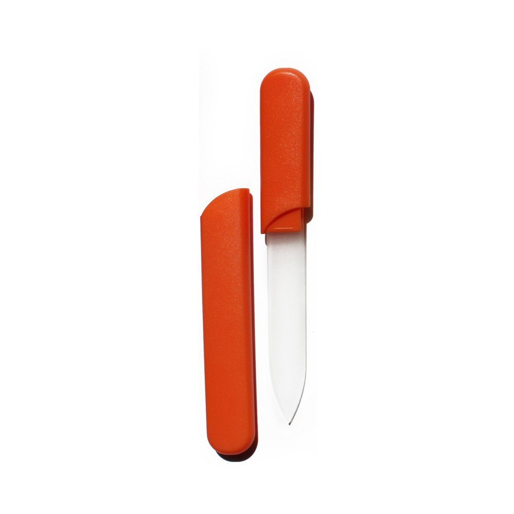 Fulgent World s.r.o.,GLASS NAIL FILES IN A HARD CASE – ORANGE,SKLENĚNÉ PILNÍKY NA NEHTY V TVRDÉM POUZDRU – ORANŽOVÉ