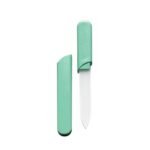 Fulgent World s.r.o.,GLASS NAIL FILES IN A HARD CASE – TURQUOISE,SKLENĚNÉ PILNÍKY NA NEHTY V TVRDÉM POUZDRU – TYRKYSOVÉ