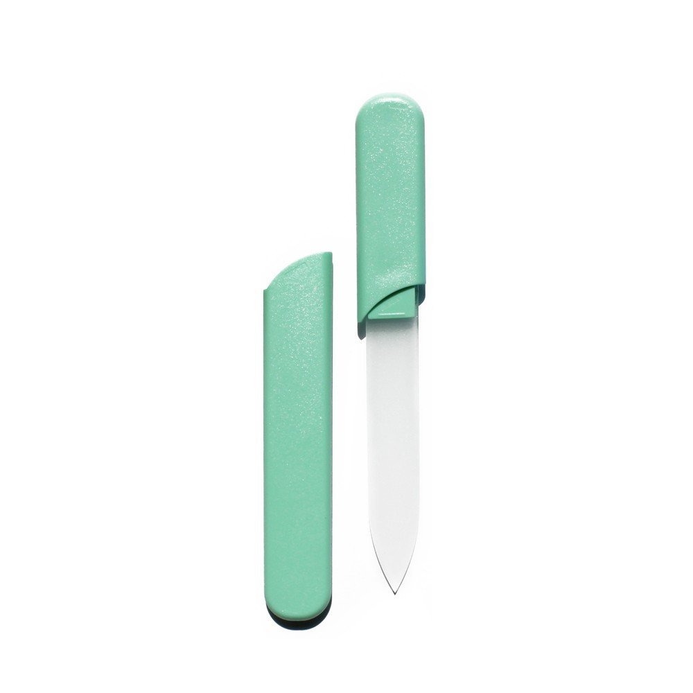 Fulgent World s.r.o.,GLASS NAIL FILES IN A HARD CASE – TURQUOISE,SKLENĚNÉ PILNÍKY NA NEHTY V TVRDÉM POUZDRU – TYRKYSOVÉ