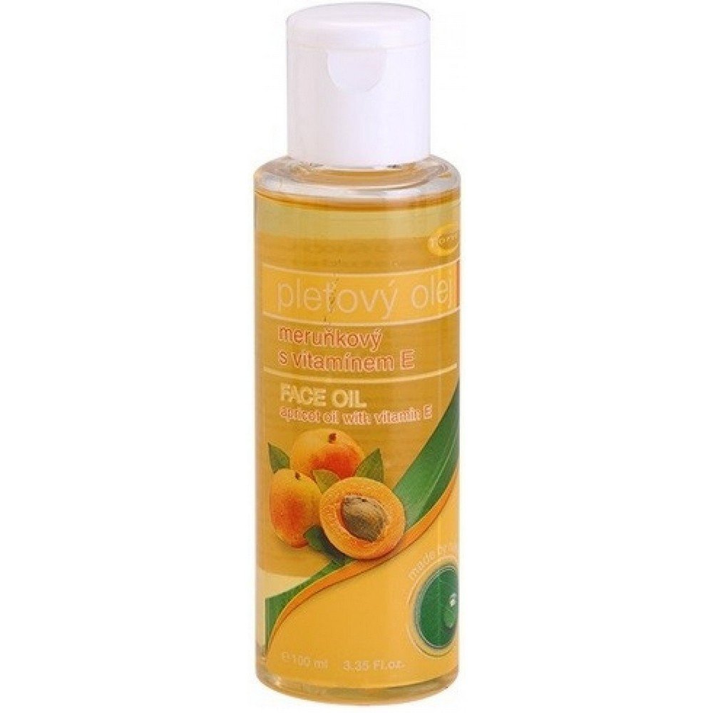 Topvet,Green Idea Apricot oil 100% with vitamin E 100 ml,Green Idea Meruňkový olej 100 % s vitaminem E 100 ml