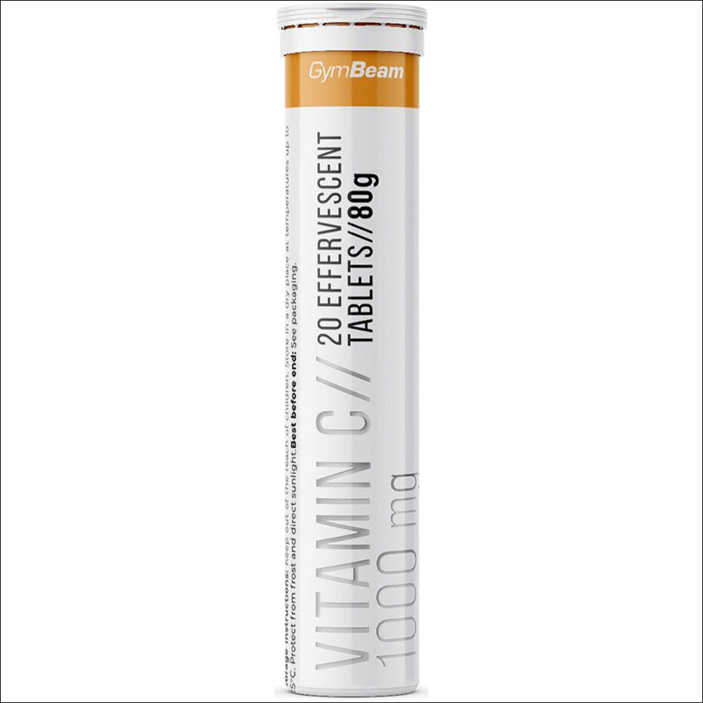 GymBeam,GymBeam Vitamin C 1000 mg with 20 tablets orange,GymBeam