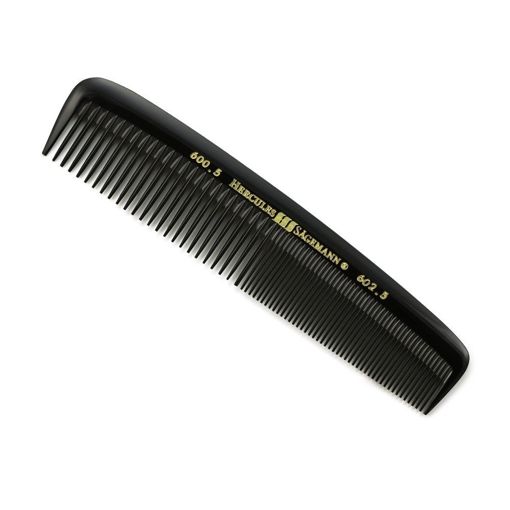 Hercules Sagemann.,Hercules Sägemann Travel Comb 600-602 5" in Leather Case Gents' Small Comb 5",Hercules Sägemann Travel Comb 600-602 5" v koženém pouzdře Pánský malý hřeben 5"