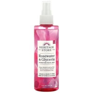 Heritage Store, Rosewater & Glycerin, Hydrating Facial Mist, 8 fl oz (237 ml),Heritage Store, Rosewater & Glycerin, Rosenwasser und Glycerin, erfrischender Gesichtsnebel, 237 ml (8 fl. oz.)