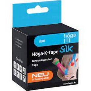 HÖGA-K-TAPE Silk 5 cmx5 m l.fr.blue kinesiol.Tape, 1 pc