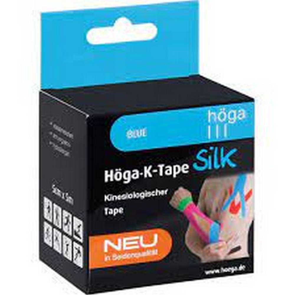 HÖGA-K-TAPE Silk 5 cmx5 m l.fr.blue kinesiol.Tape, 1 pc
