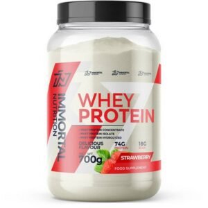 Immortal Nutrition protein supplement 700 g strawberry flavor