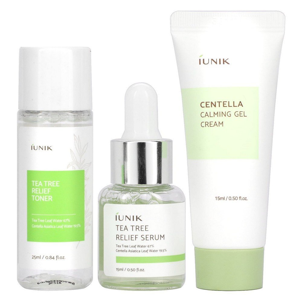iUNIK, Centella Mini Set, 3 Piece Set,iUNIK, Centella Mini-Set, 3-teiliges Set