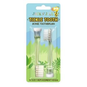 JACK N'JILL Tickle Tooth Replacement head for sonic toothbrush 2 pcs