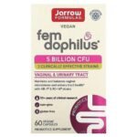 Jarrow Formulas, Fem Dophilus, Probiotics for Women, 5 Billion CFU, 60 Vegetable Capsules,Jarrow Formulas, Fem Dophilus, Probiotika für Frauen, 5 Milliarde KBE, 60 pflanzliche Kapseln