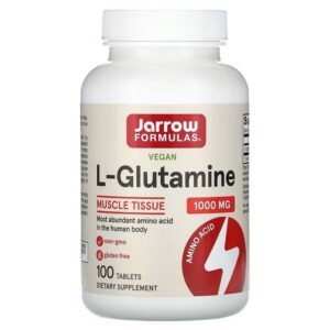 Jarrow Formulas, L-Glutamine, L-Glutamine, 1,000 mg, 100 tablets,Jarrow Formulas, L-Glutamine, L-Glutamin, 1.000 mg, 100 Tabletten
