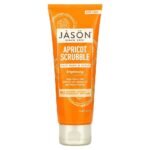 Jason Natural, Brightening Apricot Scrubble, Facial Wash & Scrub, 4 oz (113 g),Jason Natural, Aufhellendes Aprikosen-Scrubble, GesichtswΣsche & Reinigung, 113 g