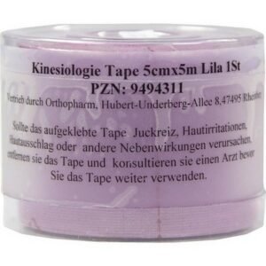 KINESIOLOGY tape 5 cmx5 m purple, 1 pc