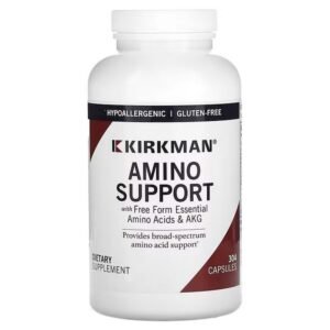 Kirkman Labs, Amino Support with Free Form Essential Amino Acids & AKG, 304 capsules,Kirkman Labs, Amino Support with Free Form Essential Amino Acids & AKG, 304 Kapseln
