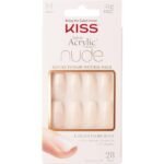 KISS Salon acrylic nails Nude French, Leilani,KISS Salon akrylowe paznokcie Nude French, Leilani