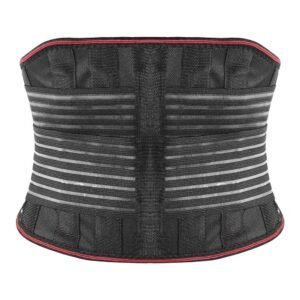 KMT Style 2711 Waist belt with reinforcement, size S, black-red