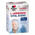Doppel Herz system L-arginine vital 3,000 system capsules, 120 pcs, Doppel Herz system L-Arginin Vital 3.000 Systemkapseln, 120 St