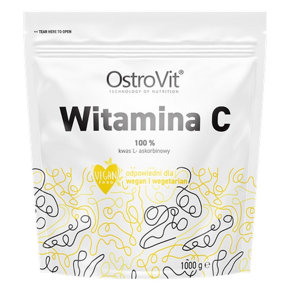 OstroVit,L-ascorbic acid powder 1 kg Kwas L-askorbinowy proszek, 1 kg,
