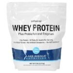 Lake Avenue Nutrition, Whey Protein Plus Probiotics and Enzymes,  2.27 kg (5 lb.),Lake Avenue Nutrition, Whey Protein Plus Probiotics and Enzymes, Molkenprotein plus Probiotika und Enzyme, 2,27 kg (5 lb.)