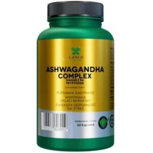 Lanco Nutritions Ashwagandha Complex + Magnesium B6 and Tryptophan Premium 60 caps