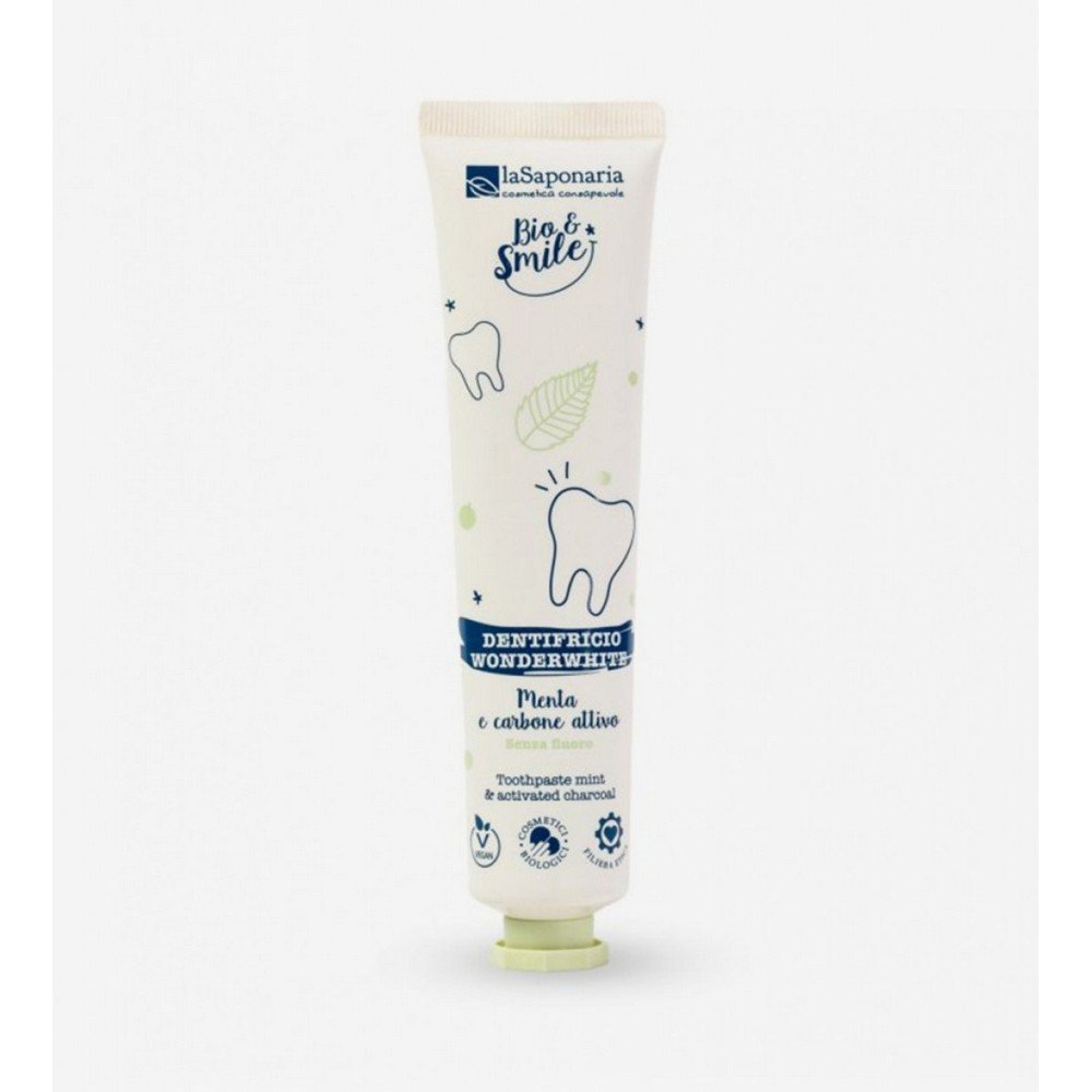 laSaponaria Whitening WonderWhite mint and activated carbon BIO 75 ml