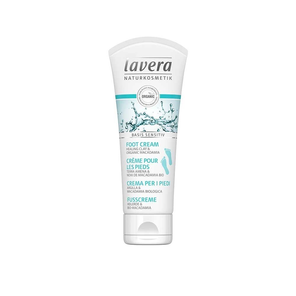 Lavera Basis Sensitiv foot cream (75ml),Lavera Basis Sensitiv crema piedi (75ml),