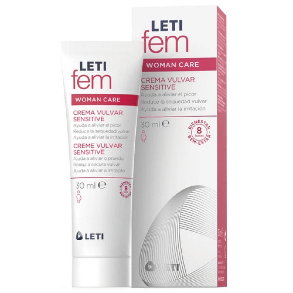 Leti Fem Woman Care Vulvar Cream Sensitive intimate hygiene cream 30 ml